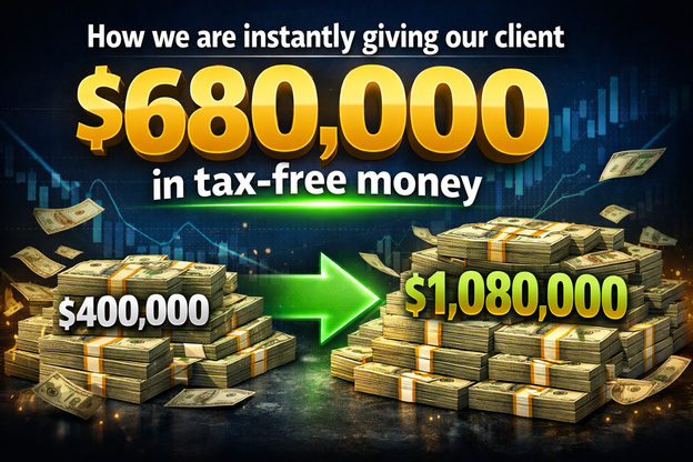 Tax-free money increase illustration