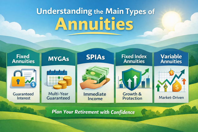 Types of annuities for retirement planning